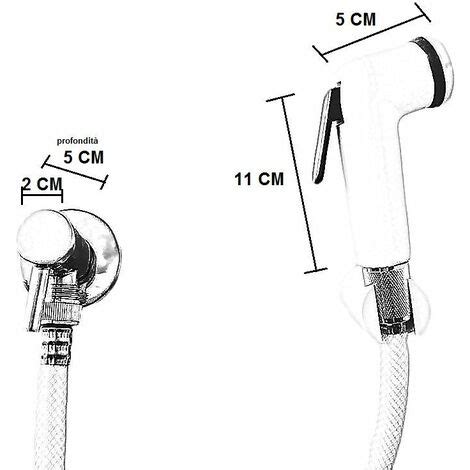 Kit Idroscopino Doccetta Bidet Con Rubinetto Set Completo