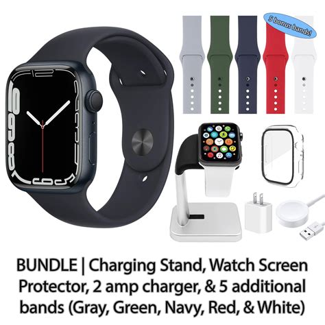 Restored Apple Watch Series 7 GPS 45 Mm Midnight Aluminum Case With