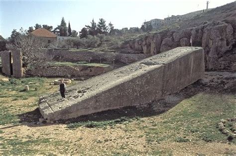 Baalbek Trilithon Baalbek Lebanonon The Base Of The Ruins Of The