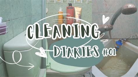 Deep Clean My Bathroom With Me 2024 🛁🌷 Cleaning Diaries Ep 01