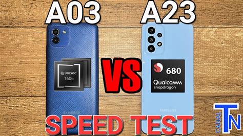 GALAXY A03 Vs GALAXY A23 SPEED TEST BRASIL UniSoc T606 Vs SnapDragon