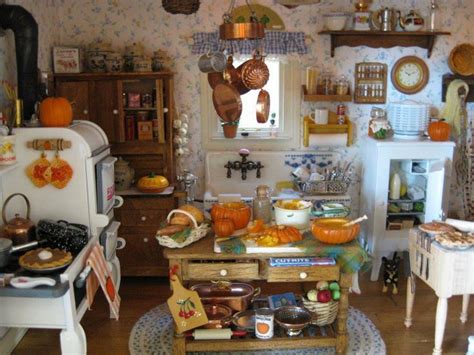 Miniature Farmhouse Kitchen In 112 Scale Miniature Miniature