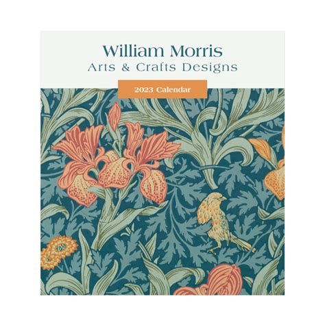 William Morris Arts Crafts Designs Wall Calendar Vmfa Shop