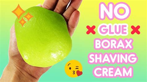 Diy Fluffy Slime No Glue No Shaving Cream No Borax Youtube