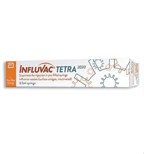 Influvac Tetra Vaccine Inactivated Influenza Vaccine Ml