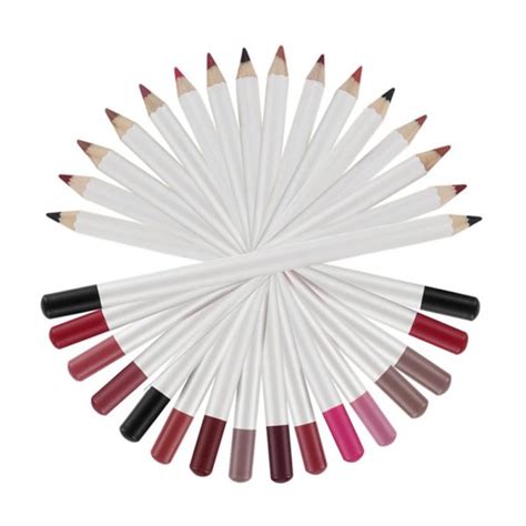 25 Colors Matte Lip Liner Pencil Set, High Pigmented Long Lasting ...