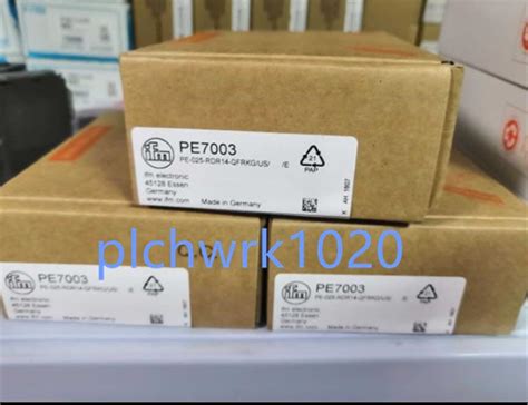 Pcs New In Box Ifm Pressure Sensor Pe Ebay