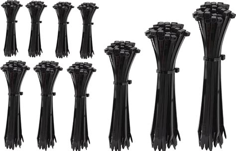 Amazon Nirah Zip Ties Assorted Sizes 1000 Pack 4 6 8 10 12 Inch