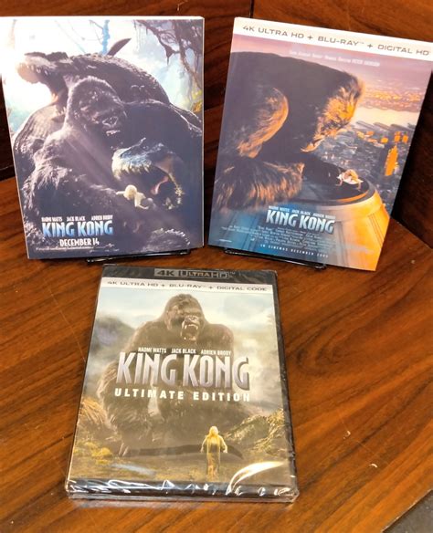 King Kong Ultimate Edition 4kblu Raydigital Custom Slipcover New Box S