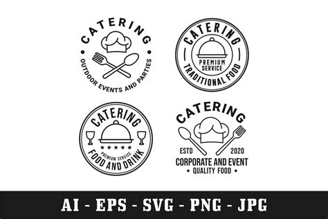 Catering Vector Design Premium Logo Graphic By Kerja Serabutan