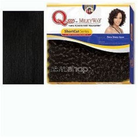 Milkyway Que Water Deep 3pcs Human Hair Mastermix Weave Extension 1 Jet Black