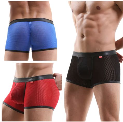 Calzoncillos B Xer De Malla Para Hombre Ropa Interior Sexy