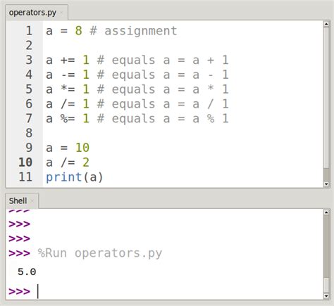 Python Operators Python Commandments Org