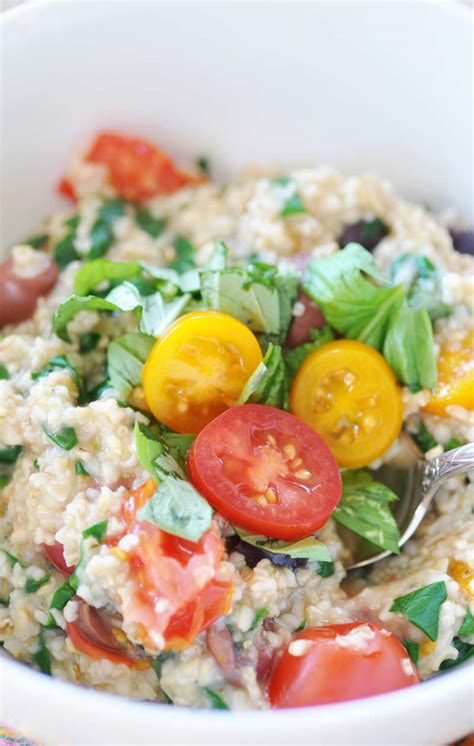 Savory Vegan Mediterranean Oatmeal Veganosity