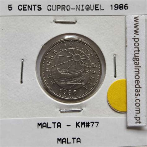 Wc Ep Ma A Malta Cents Cupro Niquel World Coins