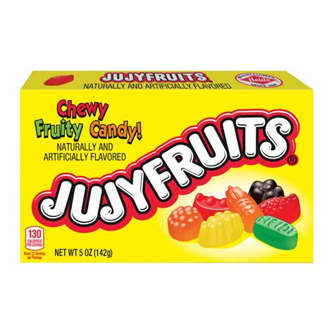 Jujyfruits Chewy Fruit Flavored Candies 5 Oz Theater Box