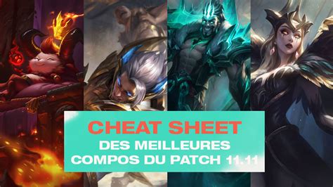 Tft Cheat Sheet Des Meilleures Compos Du Patch 1111 Breakflip