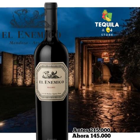 El Enemigo Malbec 750Ml Bodega Tequila Limon