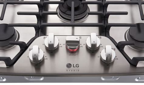 Lg Lscg307st 30 Inch Gas Cooktop With 5 Sealed Burners Continuous Cast Iron Grates Ultraheat