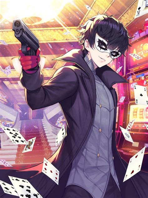 Akira Kurusuren Amamiyajoker Persona 5 Anime Persona 5 Joker Persona 5