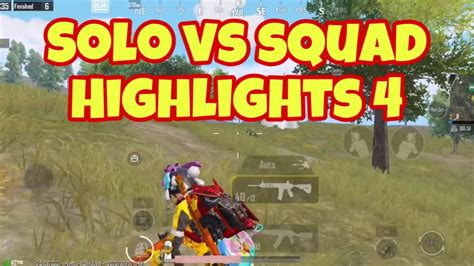 Akm 6x Solo Vs Squad Bgmi Highlights 4 4 Fingers Claw Youtube