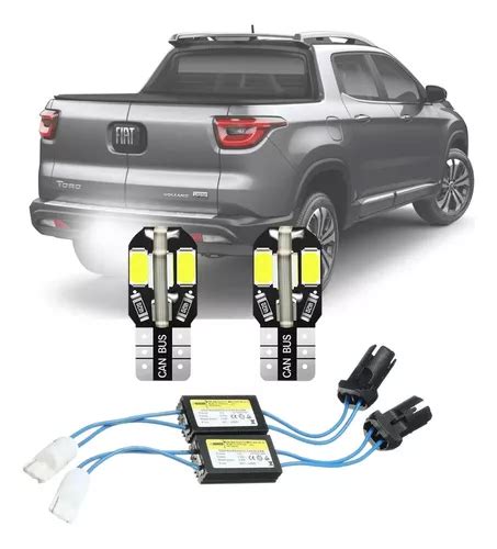 Kit Lampadas Led Para Luz De Placa Anti Erro Fiat Toro Frete Gr Tis