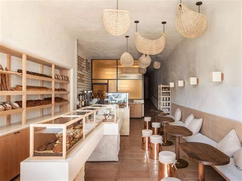 Commune designs gluten free BreadBlok bakery with creamy interiors パン