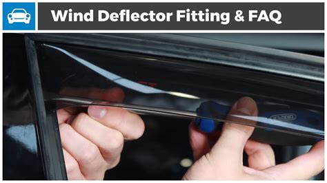 Wind Deflector Fitting Guide And Faq Youtube