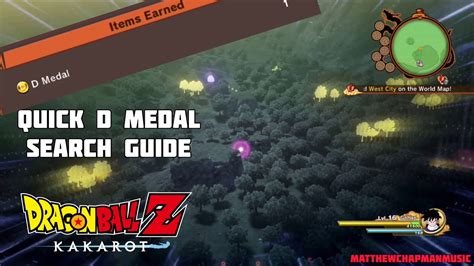 Dbz Kakarot Easy Way To Find D Medals Youtube