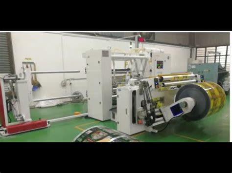 High Speed Flexibel Packaging Film Slitting Machine YouTube