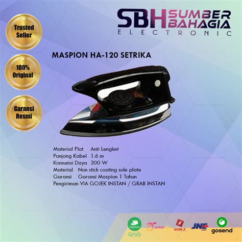 Jual Maspion Ha Setrika New Khusus Bandung Shopee Indonesia