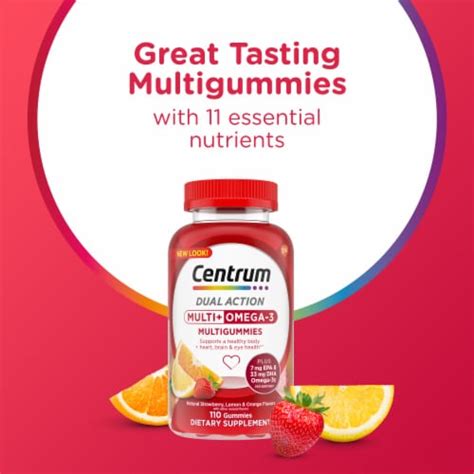 Centrum Multigummies Multi Omega Dual Action Adult Multivitamin