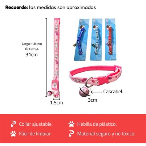 Collar Con Cascabel Para Perros Gatos Mascotas Firupets