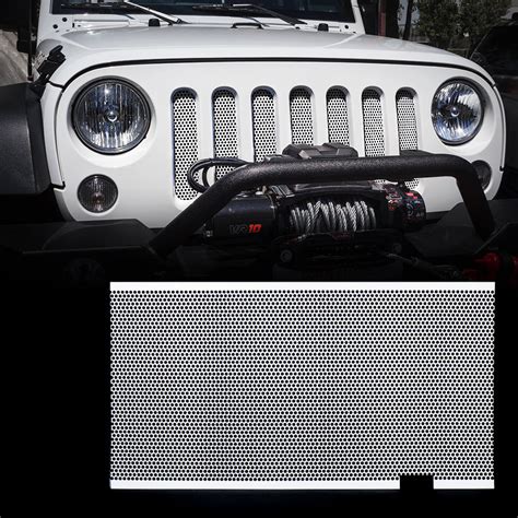 Mesh Insert White Stainless Steel For Jeep Wrangler Jk Xprite Usa