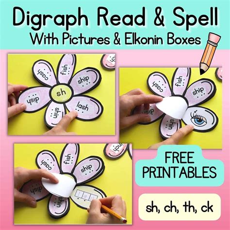 Free Digraph Spelling Practice Activities Sh Ch Th Ck Literacy Learn