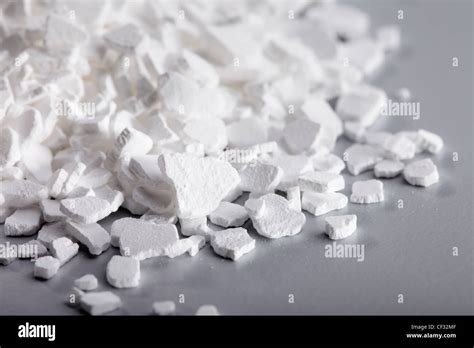 Calcium Chloride Flakes Stock Photo Alamy