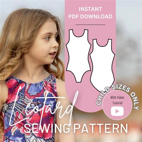 Leotard Sewing Pattern Tank Leotard Sewing Pattern Leotard Pattern