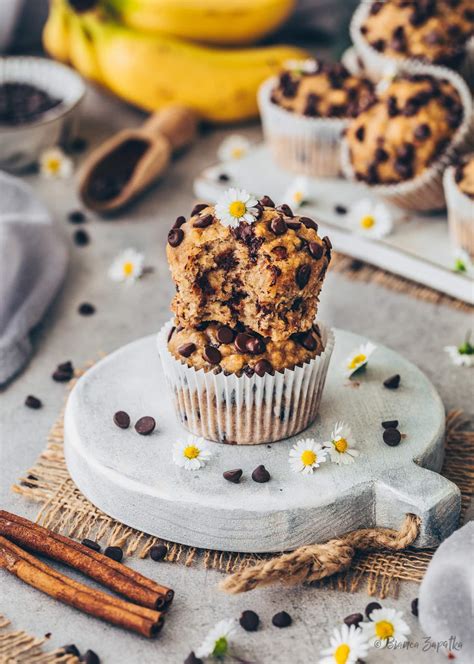 Bananen Muffins Einfach Saftig Gesund Vegan Bianca Zapatka Rezepte