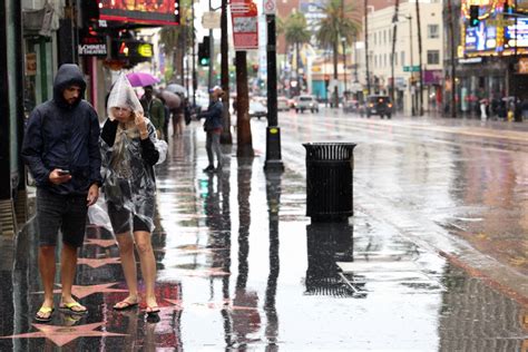 Etats Unis la tempête Hilary a touché la Californie et provoqué d