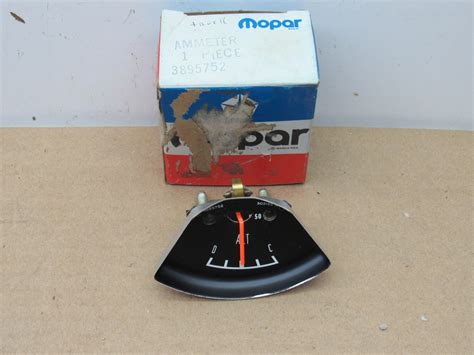 Ammeter Gauge 3895752 Dodge Plymouth Van 100 300 1976 77 NOS