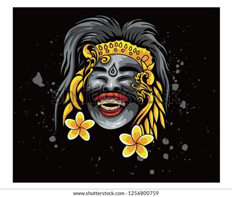 Barong Gandrung Culture Javanese Indonesian Vector Stock Vector