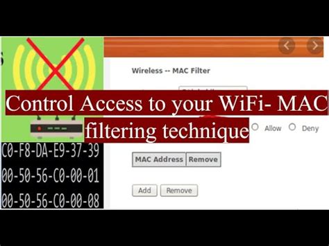 D Link Wireless Security Using Mac Filtering In Dsl Block Access To