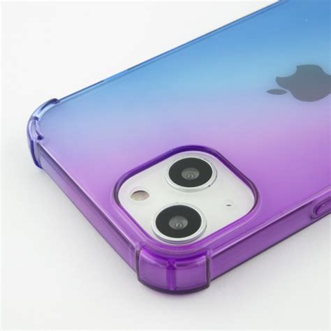 iPhone 13 Case Hülle Gummi Bumper Rainbow mit extra Schutz für Ecken