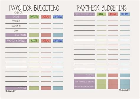 50 Bi Weekly Bill Pay Template