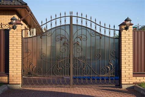 How To Cover A Metal Or Wrought Iron Gate For Privacy