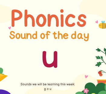Letter u Lesson: Sound Focus /u/ Phonics PowerPoint by BuzzWithBee