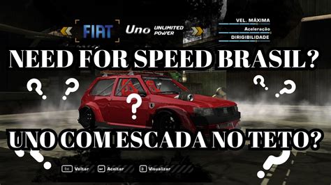 Fiat Uno Escada No Teto No Nfs Most Wanted Veja Esse Mod