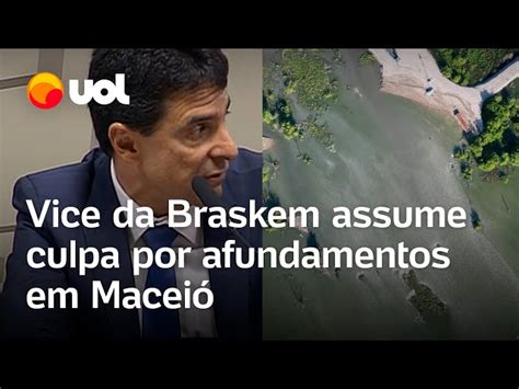 Vice presidente assume que Braskem é responsável por danos em Maceió