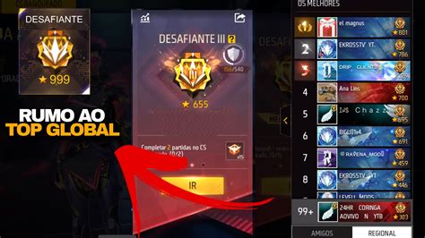 LIVE FF PEGANDO TOP GLOBAL NO PRIMEIRO DIA DA TEMPORADA FREE