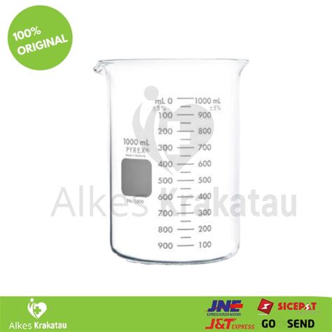 Jual Beaker Glass 1000ml Pyrex Gelas Ukur Kaca 1000 Ml 1 Liter